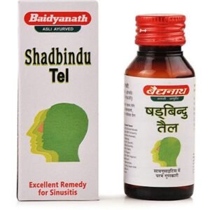 Óleo Nasya de cauda Baidyanath Shadbindu